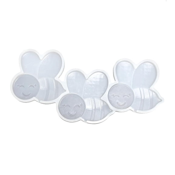 WE-POLUJ Little Bee- Lollipop Silicone Mold Chocolate Candy Mold for Diy Dessert Crystal Mold Handmade Cupcake Decor Baking Tool