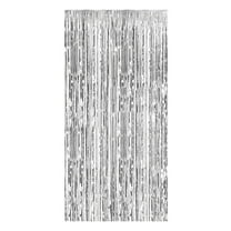 WE-POLUJ Metallic Tinsel Aluminum Foil Curtain Decoration for Birthday Wedding and Holiday Party Backdrop Door Hanging Streamers