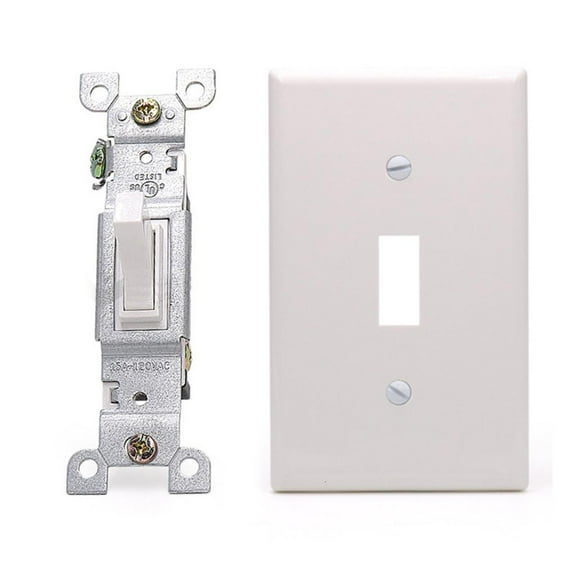WE-POLUJ Modern Toggle Dimmer Switches with Smooth Flickers Easy Lighting for Household Use