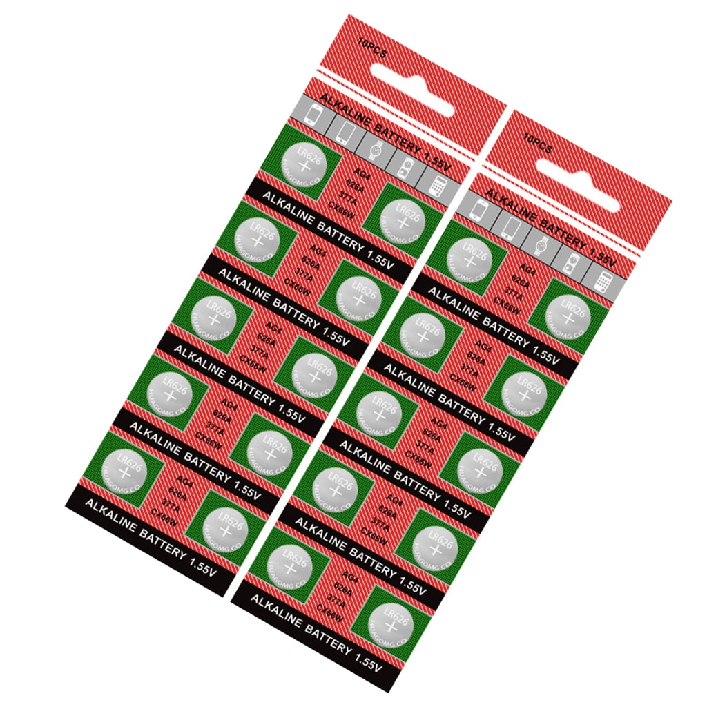 Kalttoy 20/10pieces AG4 / LR626 / 377 Batteries Cellules