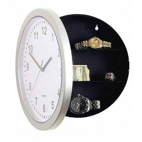 WE-POLUJ Mutifunctional Hidden Secret Wall Clock Safe Money Stash Box Jewelry Stuff Storage Container Home Decorations for Room