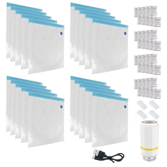 WE-POLUJ Professional 3D Print Filament Vacuum Bags with Electric Pump for Long Storage