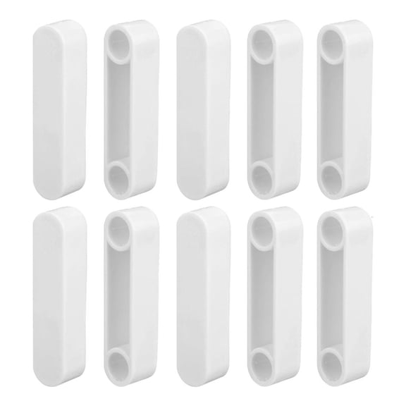 WE-POLUJ Professional Closet Rod End Cap Set 10Pcs Antislip Wire Rack Covers For Home Organizers And Store Display