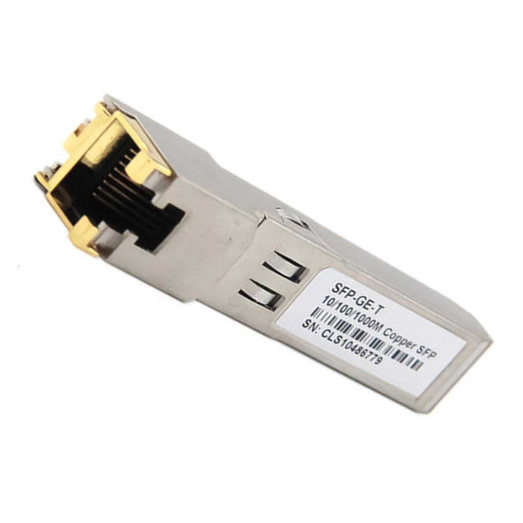 WE-POLUJ RJ45 SFP Copper Module RJ45 Port Transceiver 10/100/1000M RJ45 ...