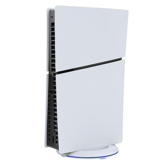 WE-POLUJ Round Vertical Base Stand Bracket with/without RGB Colorful Lighting for P5 Slim Disc & Digital Edition Game Console