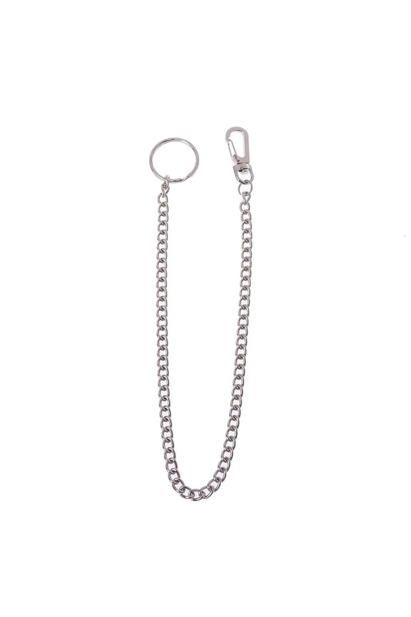 Silver Mental for Key Chain Clip Pants Jeans Anti-Lost Chain Chain Belt for Boy
