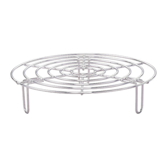 WE-POLUJ Stainless Steel Circle Roasting Rack 6.3/7.8/9.5/11in Insert Kitchen Cookware