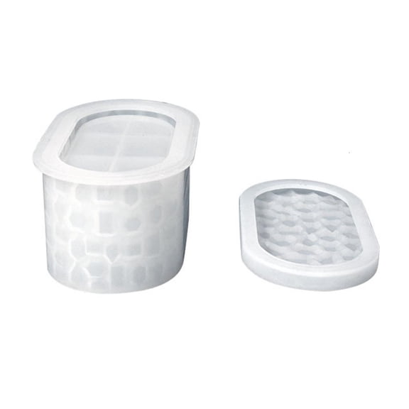 WE-POLUJ Storage Box Molds,Silicone Resin Box Molds,Storage Container Epoxy Mold Silicone for Resin Casting,Jewelry Box DIY Craft