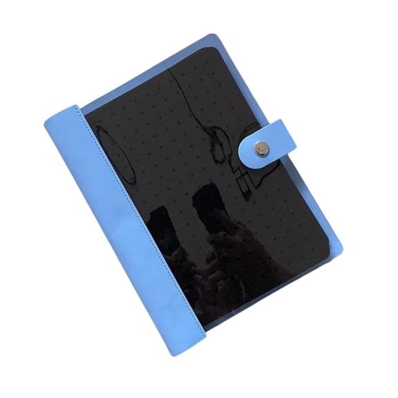 WE-POLUJ Stylish Pin Display Book 8 Pages Organizer Badge Storage Album for Pin Display