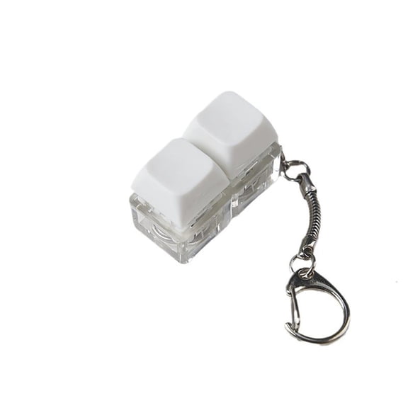 WE-POLUJ Switches Tester Switches Sampler for Mechanical Keyboard 2-Key 3-Key 4-Key switches Testing Tool Keychain Transparent