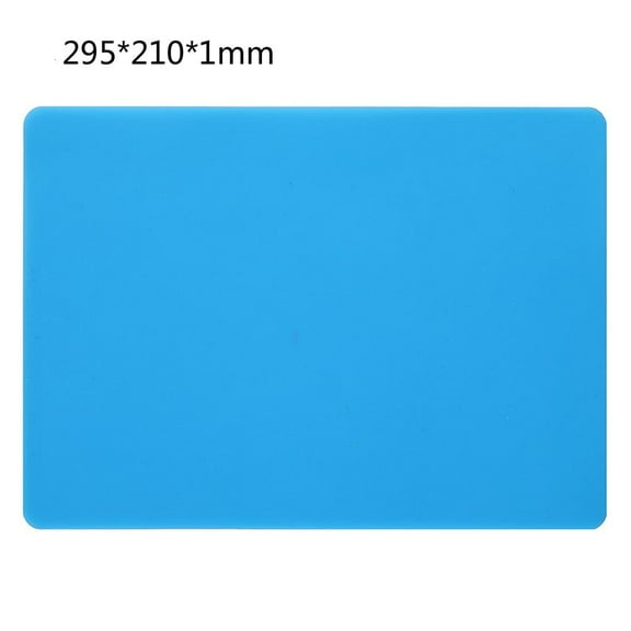 WE-POLUJ Thick Silicone Mat for Craft Heat Resistent Multi-Purpose Table Mat Placemat Countertop Protector Nonstick Silicon Sheet
