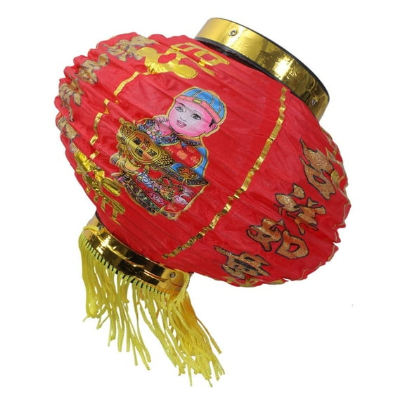 WE-POLUJ Traditional Chinese Style Cloth Hanging Lanterns Lamp Waterproof House Decor