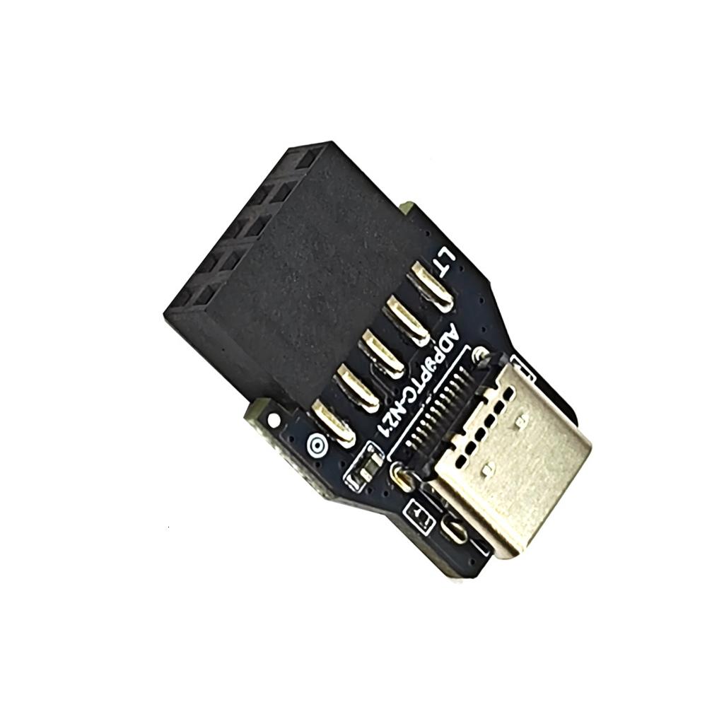 WE-POLUJ USB 2.0 Internal Header 9Pin to Type C 20Pin Front Panel ...