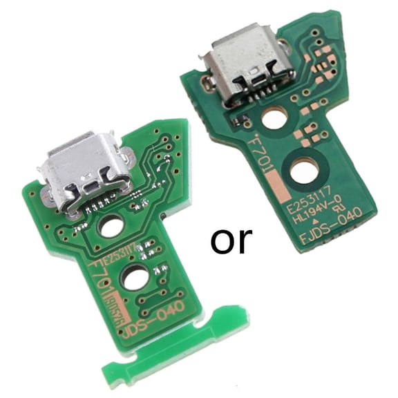 WE-POLUJ USB Charging Port Socket Circuit Board JDS-001 011 030 040 050 for Controller Plastic Green PCB Board