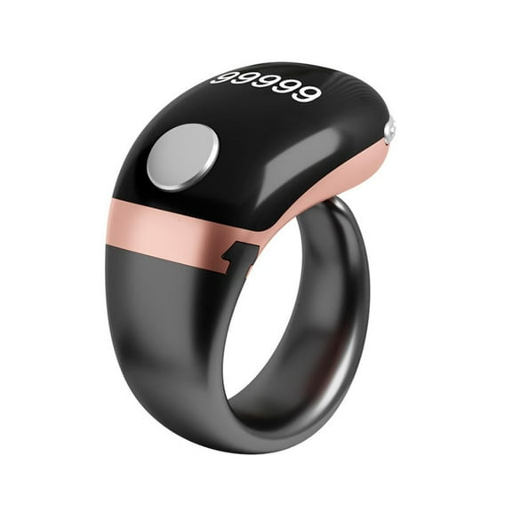 WE-POLUJ Waterproof Digital Finger Rings Counter For Accurate Step Tracking Daily Prayer