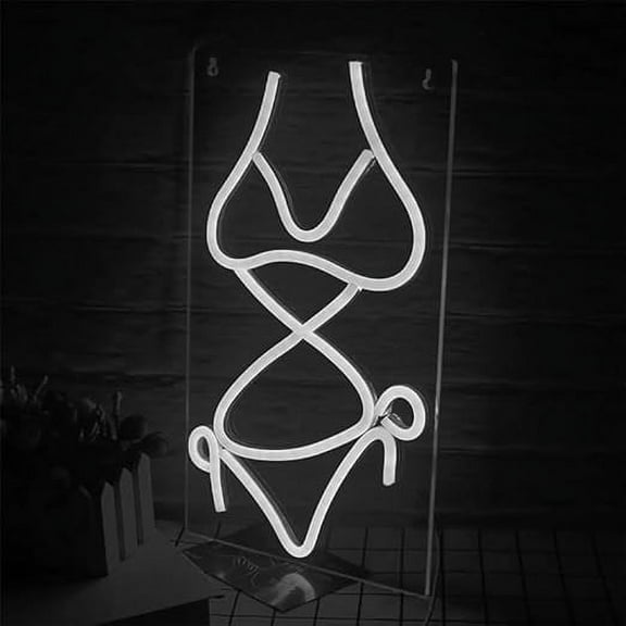 WE Sexy Lady Back Neon Lamp Beauty Neon Sign LED Neon Light Night Lamp USB Powered 40X19CM