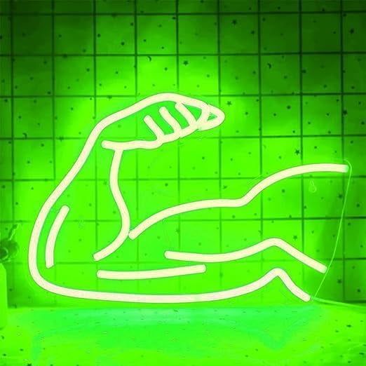 WE Sexy Lady Back Neon Lamp Beauty Neon Sign Muscular Man Neon Light Night Lamp USB Powered 40X27CM