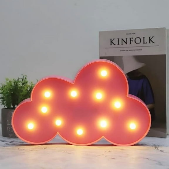 WE Star Marquee Sign Lights, LED Marquee LightsSign Marquee Night Light for Kids Room Lamp Battery Operated (Yellow Crown)