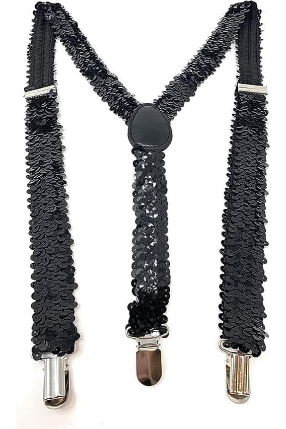Suspenders Sequin Suspenders Sequin Braces Y Back Suspender Braces Adult,Unisex Elastic Adjustable Trouser Braces