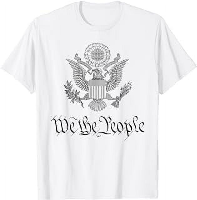 WE THE PEOPLE AMERICAN BALD EAGLE SEAL FLAG US CONSTITUTION T-Shirt ...