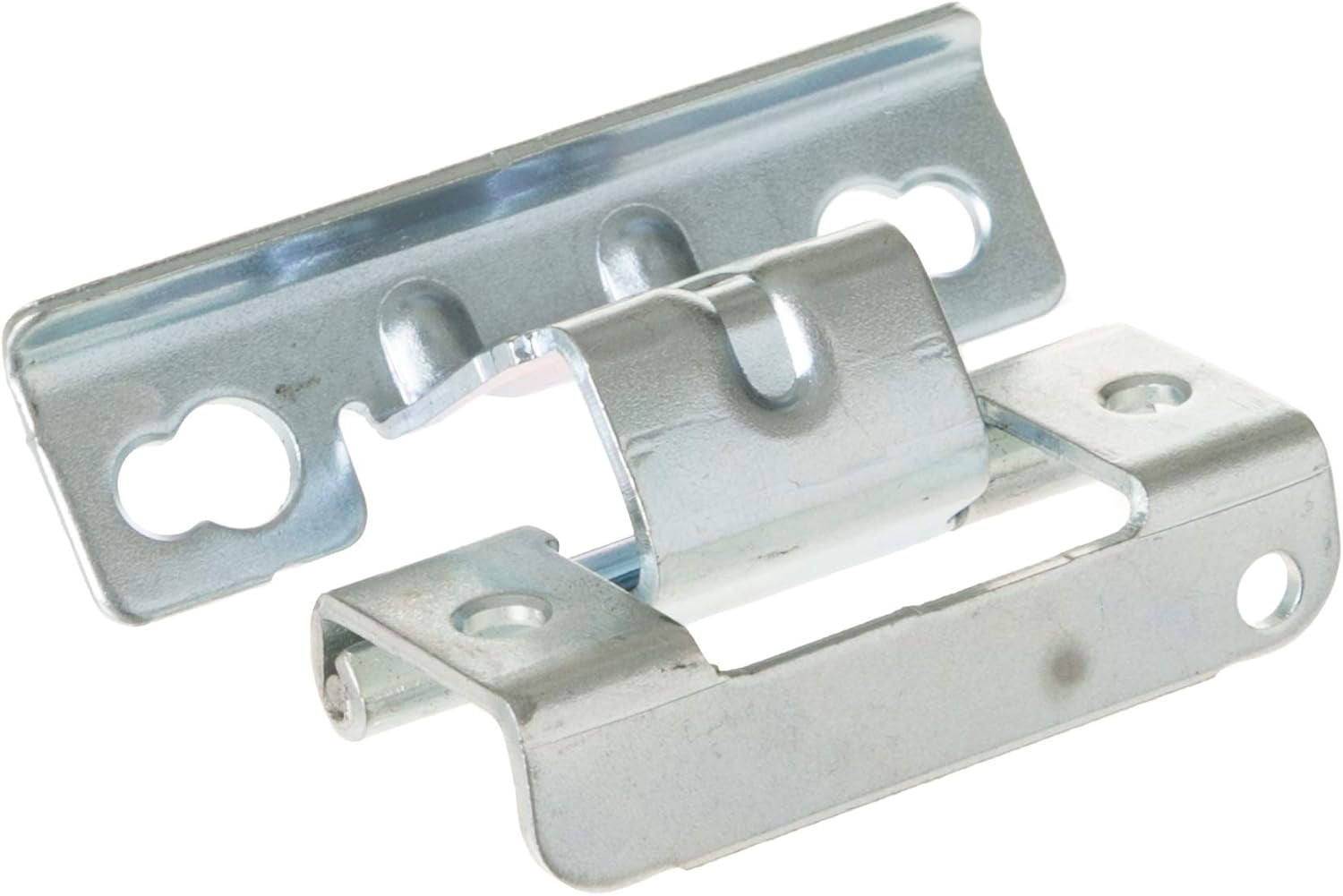 WE01X25317 Genuine OEM Dryer Door Catch, Metal, Unfinished, 2-Hole Door Mount