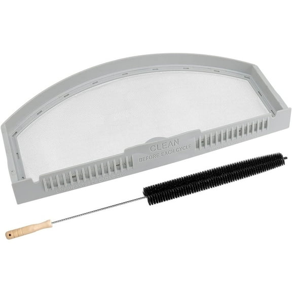 WE03X23881 Dryer Lint Screen Filter Replacement for GE Hotpoint GTD42EASJ2WW GTD33EASK0WW GTX22EASK0WW dryer lint filter - Stainless Steel we03x23881 ge dryer lint screen replacement by Detetap