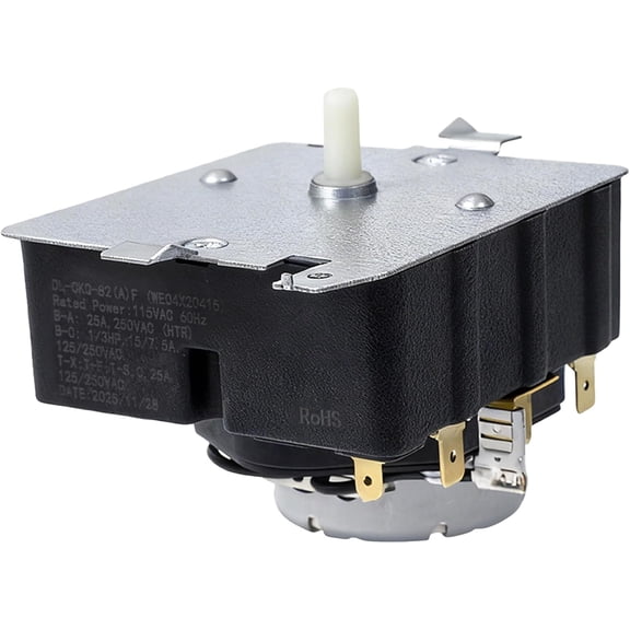 WE04X20415 D1CM11 234D1296P003 Dryer Timer, Compatible with GE/Hotpoint DBXR463GG7WW GTDP300GM1WS HTDX100GD6WW HTDX100GM8WW HTDX100GD4WW DHDSR46GG1WW DHDSR46GG7WW etc Models, 1-Year Warranty, OEM