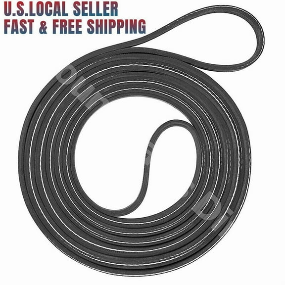 WE12M29 Dryer Drum Drive Belt Compatible with Hotpoint Kenmore for 137292700