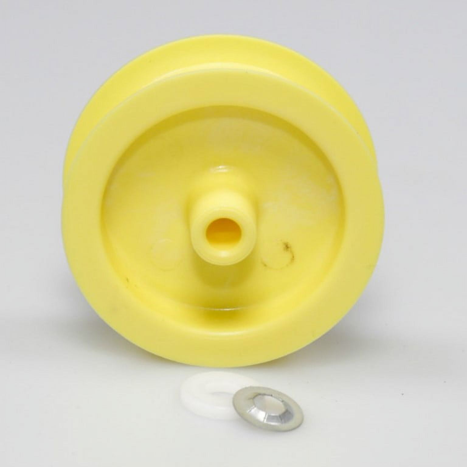 Kit Puleggia Folle WE12X81 Per Asciugatrice GE: Sostituzione Diretta Con Garanzia A Vita! Include Distanziale E Dado.