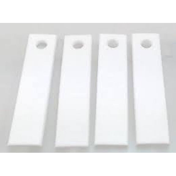 WE1M316, AP5668531, PS6447706 Glide Kit (4pk) For GE Dryer (Fits Models: DBX, DPS, NBX, DBV, DX4 And More)