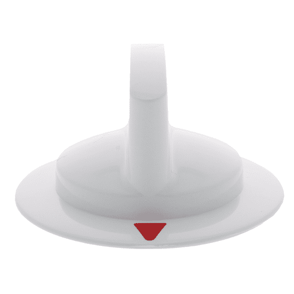 WE1X1263, White Dryer Timer Knob replaces GE, Hotpoint