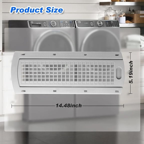 WE22X35337 Lint Screen Cover Grid Compatible with GE Washer Dryer | Replacement