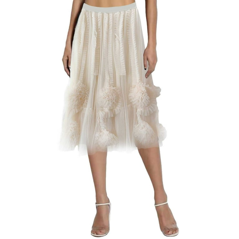 Imi pleated maxi clearance skirt