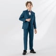 thumbnail image 1 of WEAIXIMIUNG Boys Clothes Size 8 Boys Business Suits Coat 4 Piece Outfit Tuxedo Set For Kids Formal Suit For Boys With Vest Pants Bowtie Set Slim 100, 1 of 8