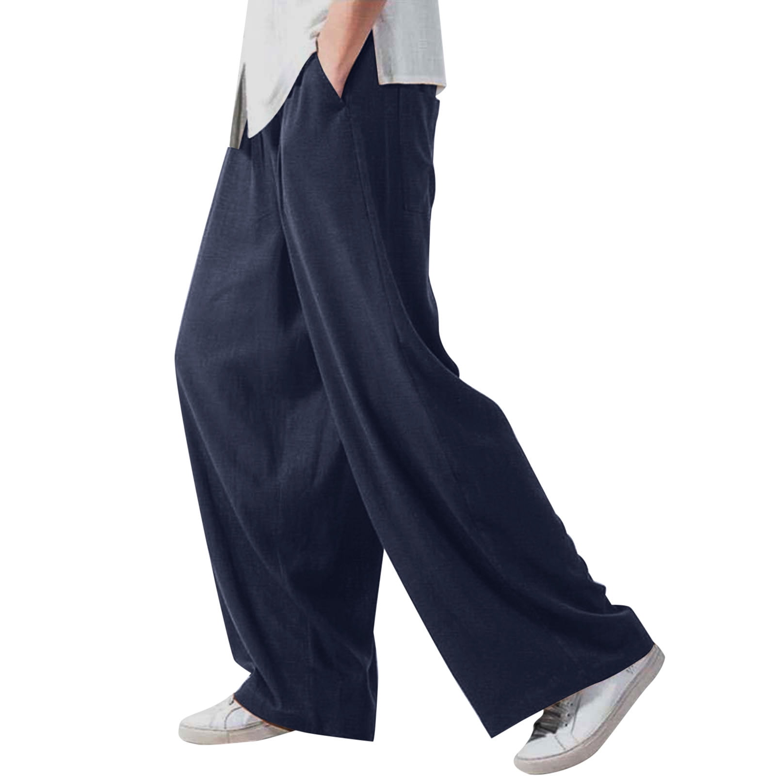 WEAIXIMIUNG Cargo Pant Men Jogger Mens Four Seasons Hanging Wide Leg WEAIXIMIUNG Cargo Pant Men Jogger Mens Four Seasons Hanging Wide Leg