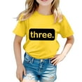 thumbnail image 1 of WEAIXIMIUNG Cute Clothes for Girls 8-9 Shirts for Teen Kids Girls Child Short Sleeve Happy Brithday Prints T Shirt Trendy Girls Fans Present Tops 4-5 Years, 1 of 6