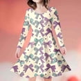 thumbnail image 1 of WEAIXIMIUNG Easter Cuhk Girl/Child Bow Print Party Princess Dress L, 1 of 5