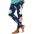 thumbnail image 1 of WEAIXIMIUNG Easter Cute Bunny Pattern Comfortable Pants for Women Womens Casual Pants for Party Stretchable, 1 of 4