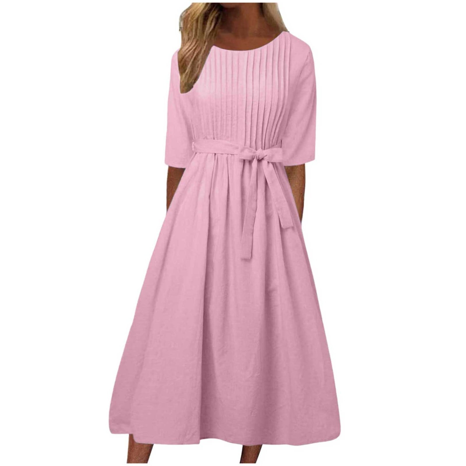 chinese dress ladies White Summer Dresses for Women 2025 Vestidos para Mujer Comfortable Beige  Aline Floral Maxi Sundress Party Fitted Easter Simple Maxi Dresses for Women  2025 Plus Size Hot Pink Small at Amazon Women's
