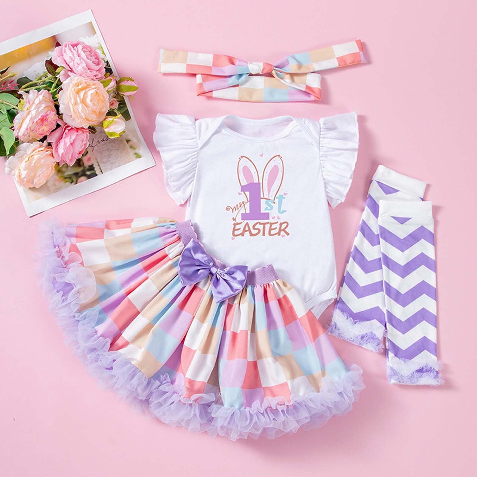 WEAIXIMIUNG Easter Tutu Dreams Memaid Dress Outfit For Girls Birthday — free download