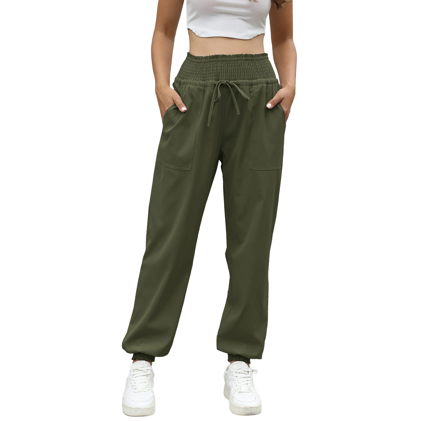 WEAIXIMIUNG Female Trousers Pants for Women High Waisted Work Women's
