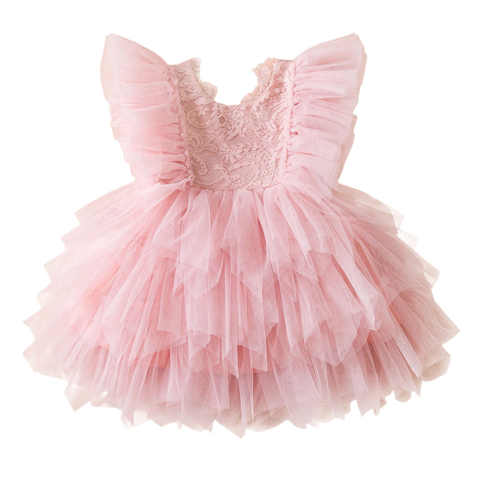 WEAIXIMIUNG Girls Dresses Size 6 7 Child Girls Pageant Dress Party Bow Weaiximiung girls dresses size 6 7 child girls pageant dress party bow