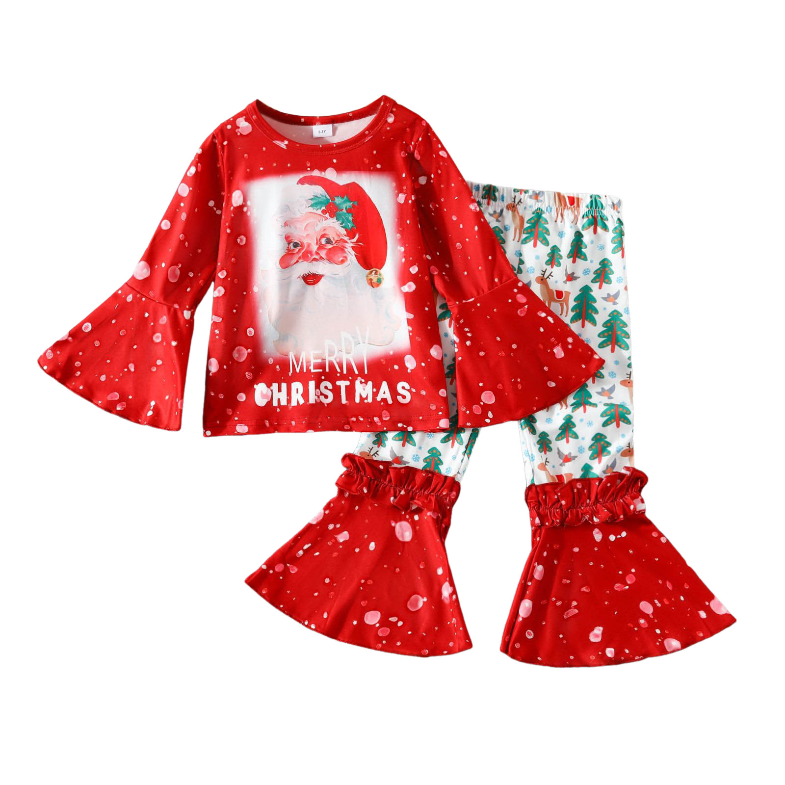 WEAIXIMIUNG Kids Baby Boy Clothes 1218 Months Sets Toddler Kids Girls Suit Christmas Letters