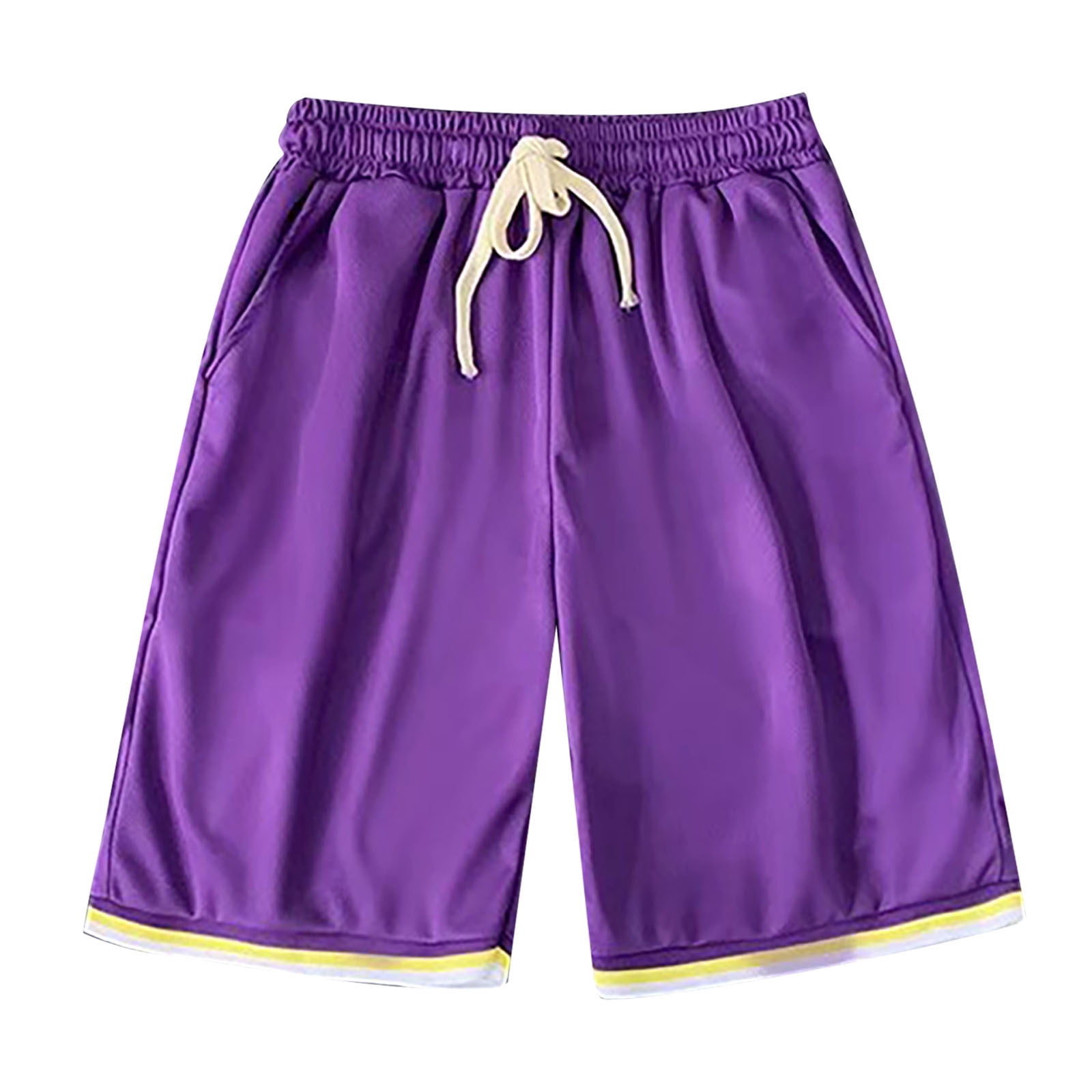 WEAIXIMIUNG Men's Cargo Shorts Linen Shorts for Men Summer Breathable