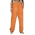 thumbnail image 1 of WEAIXIMIUNG Men's Pants Jeans Black Mens Pajamas Plaid Pants Sleep Long Pant with Pockets Soft Pj Bottoms Home Wear Elastic Waist, 1 of 5