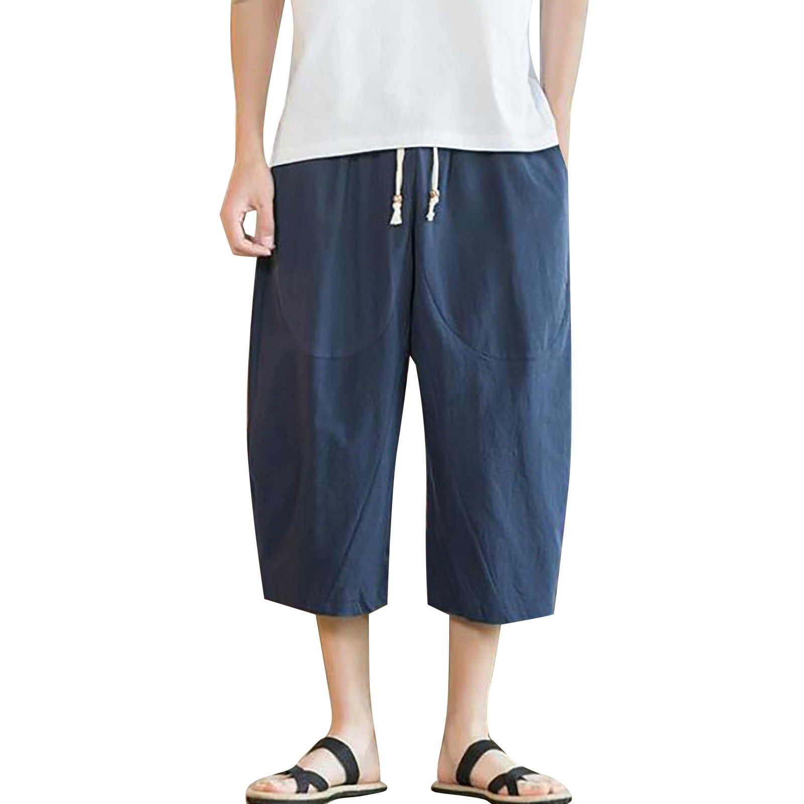 WEAIXIMIUNG Mens Shorts 9 Inch Inseam Stretch Waist Mens Cargo Shorts 9 Inch Inseam Light Weight