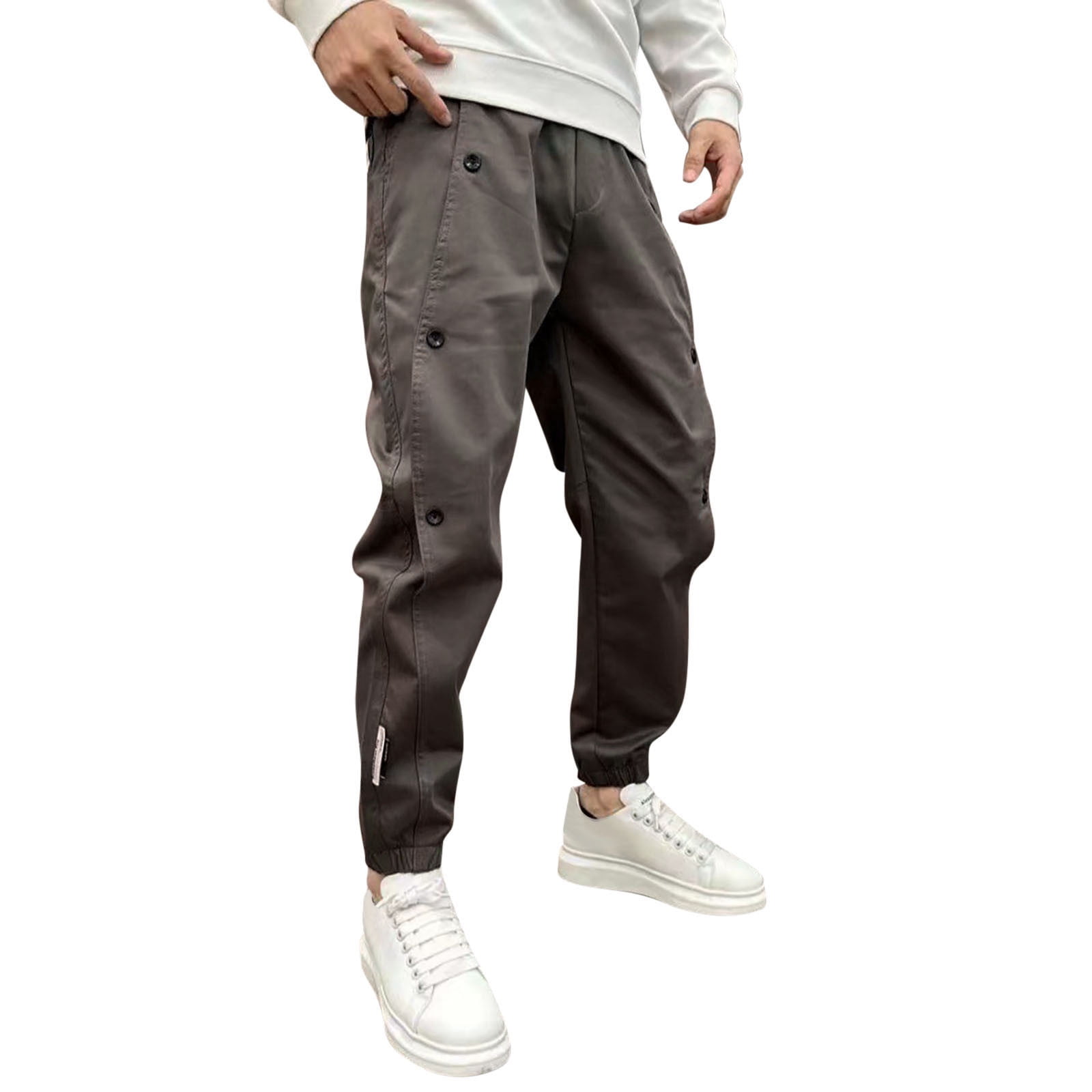 WEAIXIMIUNG Mens Sweatpants Tall Length Casual Pants Men Gothic Baggy