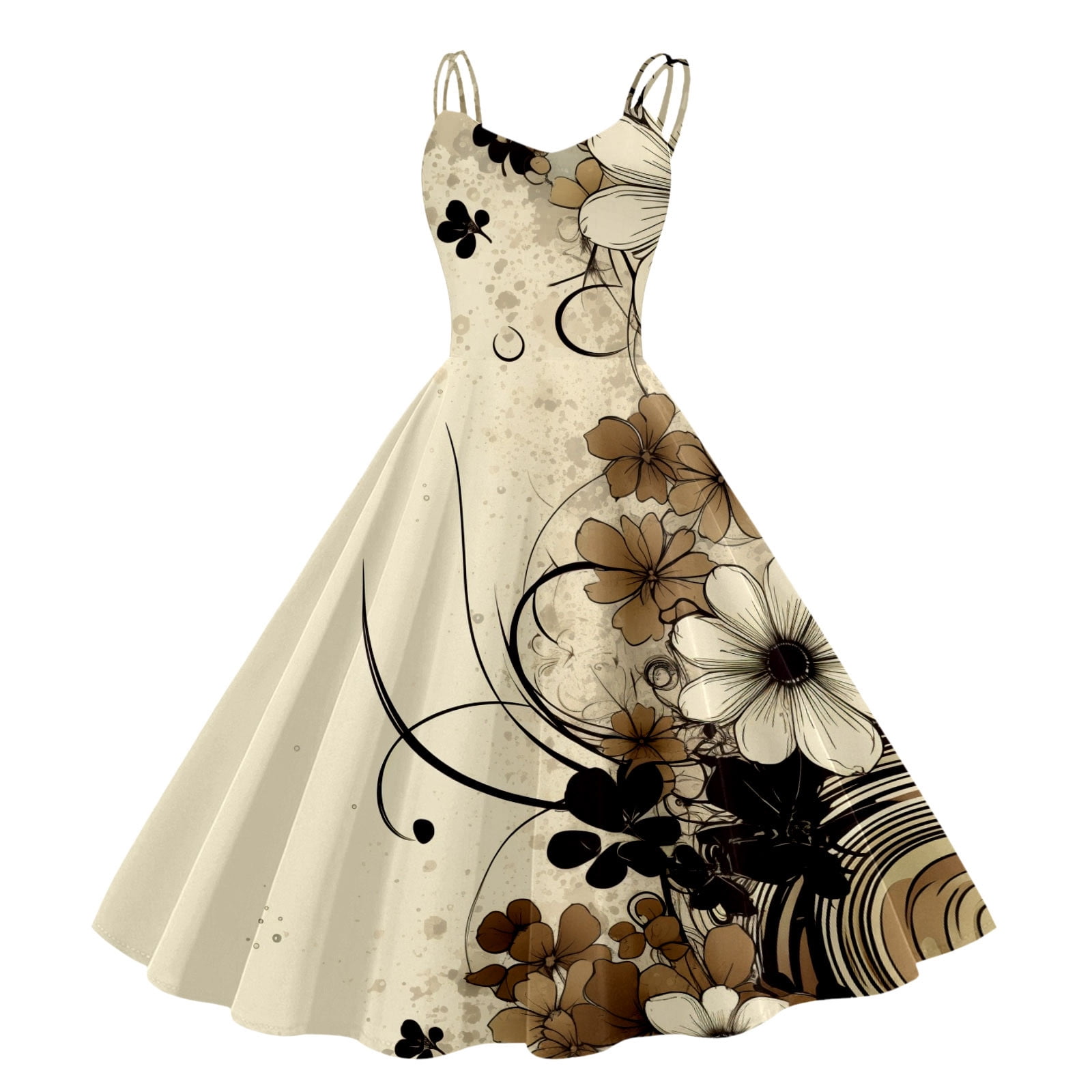 WEAIXIMIUNG Trendy Wedding Guest Dresses for Women Short Spring Vintage