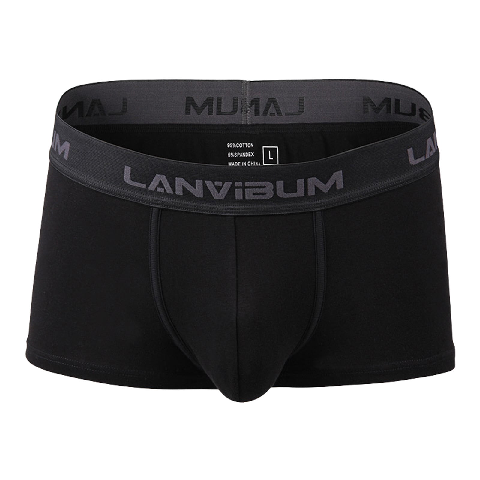 WEAIXIMIUNG Underwear for Men Male Fashion Underpants Knickers Ride up