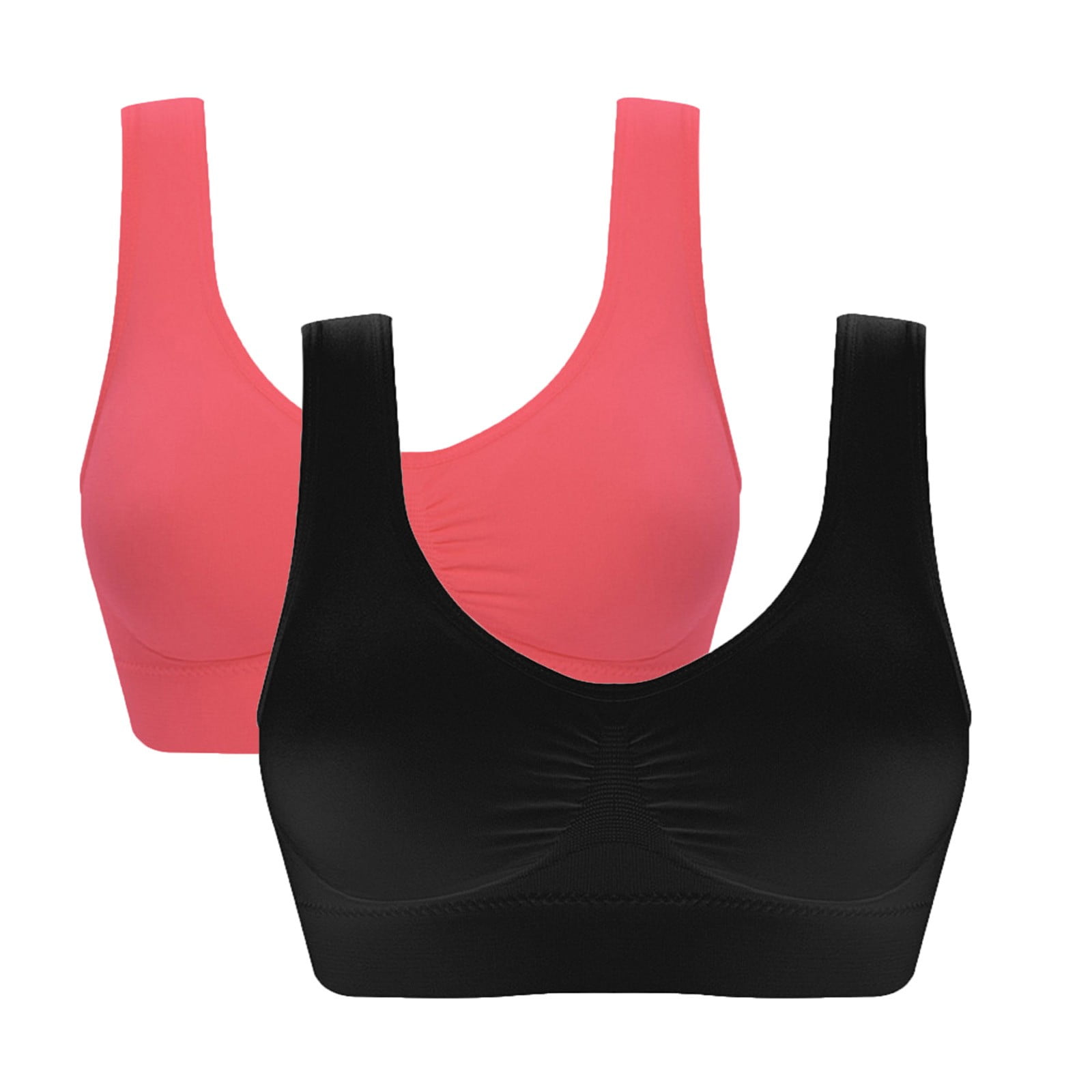 WEANT 2Pack Womens Tops, Minimizer Bras for Women Full Coverage